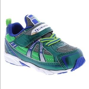 New** Tsukihoshi Baby Boy Sneakers sz 5.5 Removable In soles #D992